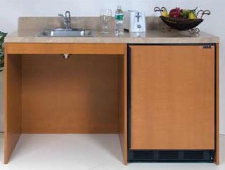 ADA Compliant 60 inch wide wheelchair accessible Compact Kitchen Unit